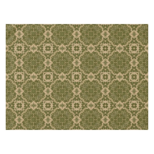 Art vintage damask pattern tablecloth (Front (Horizontal))