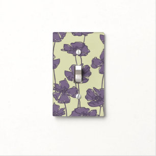 Art vintage floral pattern background light switch cover