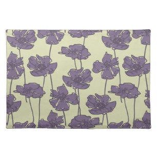 Art vintage floral pattern background placemat