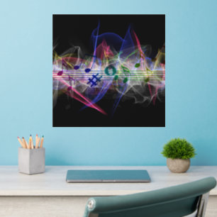 Art Wall Decal-Music Notes Decal