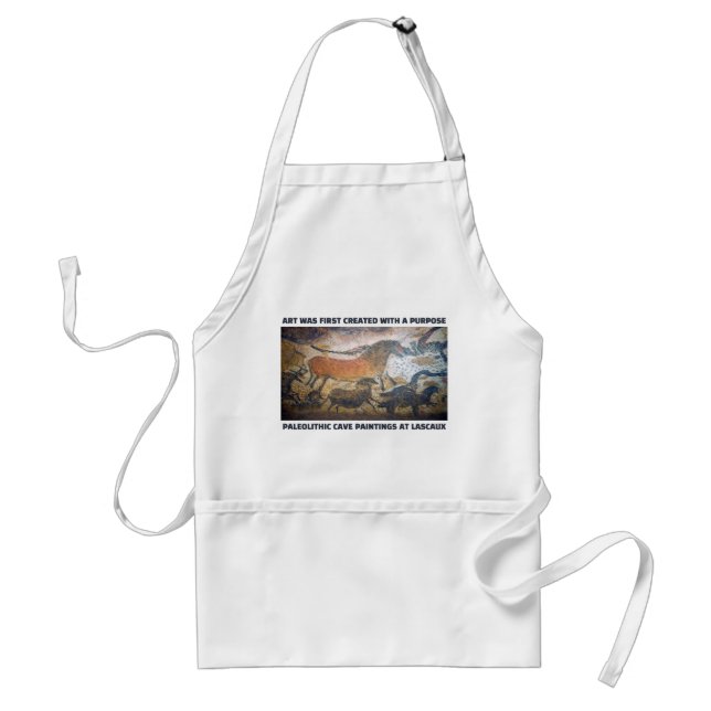 Art Was First Created With A Purpose Apron (Front)