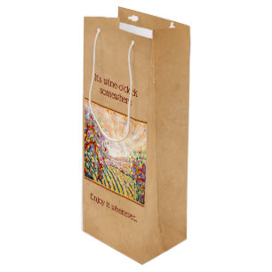 Art Wine Gift Bag