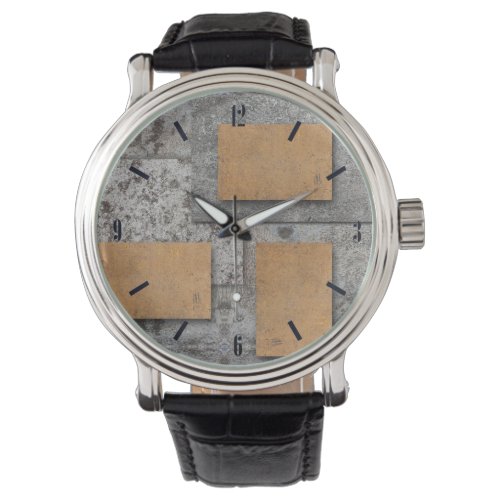 Art with Concrete abstract Watch