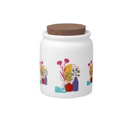 Art Work Design Candy Jar