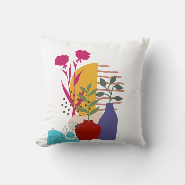Art Work Design Throw Pillow (Front)