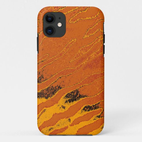 Art zebra tiger iPhone 11 case