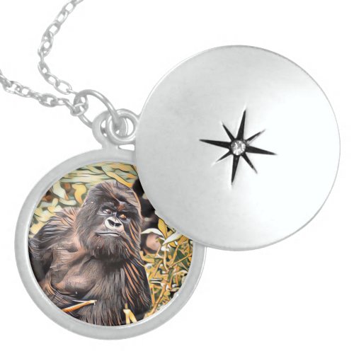 ArtAnimal Gorilla Sterling Silver Necklace