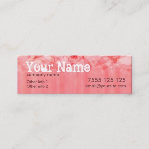 Customizable ARTBrush Profile card Business Card Template
