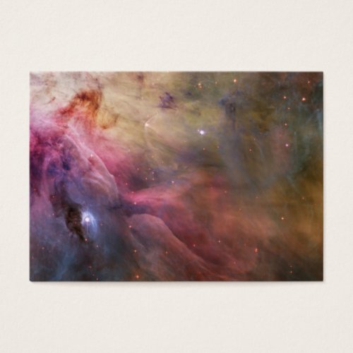 Artcard, Abstract Art Found in the Orion Nebula Business Card Template