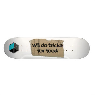 ArtCore-Skateboards/ Theme Tricks For Food Skateboard Deck