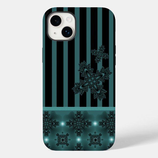 Artdeco Flowers in Retro Style Case-Mate iPhone Case (Back)