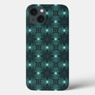 Artdeco Flowers in Retro Style iPhone 13 Case