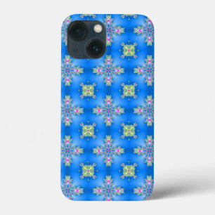 Artdeco Flowers in Retro Style iPhone 13 Mini Case