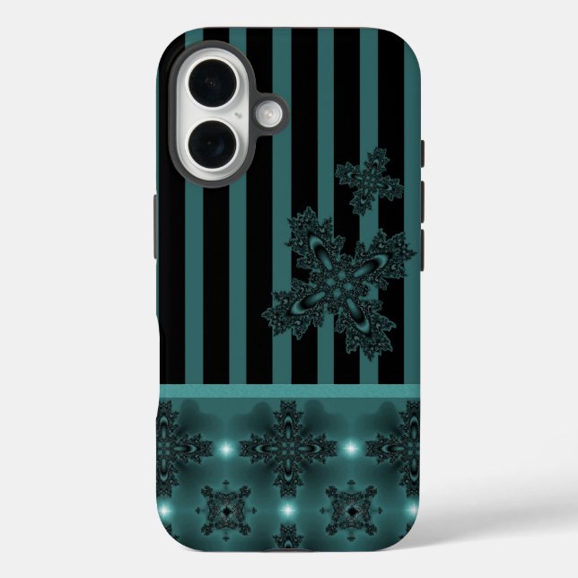 Artdeco Flowers in Retro Style Case-Mate iPhone Case (Back)