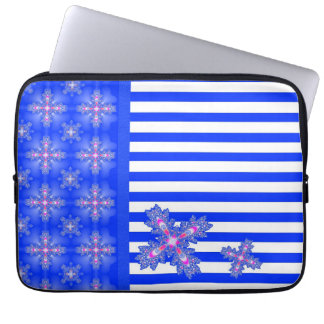 Artdeco Flowers in Retro Style Laptop Sleeve
