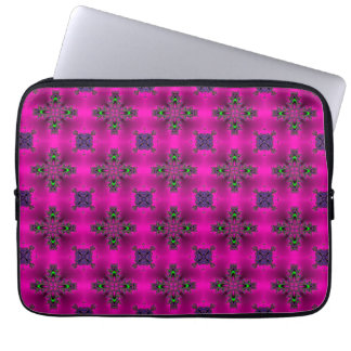 Artdeco Flowers in Retro Style Laptop Sleeve