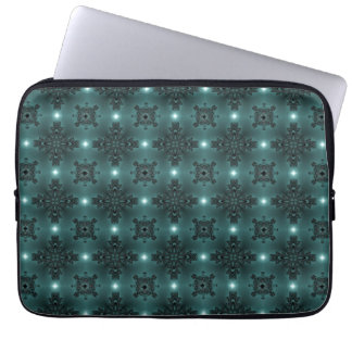 Artdeco Flowers in Retro Style Laptop Sleeve