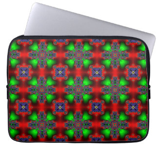 Artdeco Flowers in Retro Style Laptop Sleeve