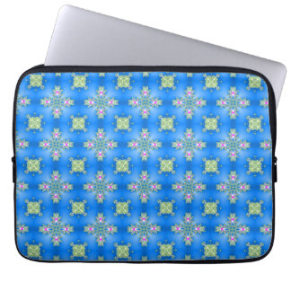 Artdeco Flowers in Retro Style Laptop Sleeve