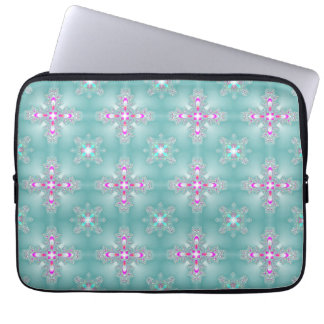 Artdeco Flowers in Retro Style Laptop Sleeve