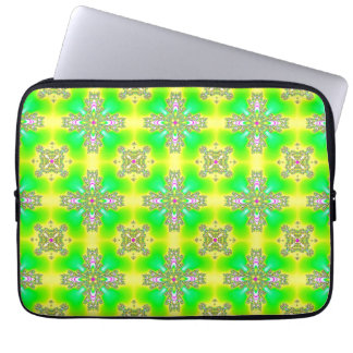 Artdeco Flowers in Retro Style Laptop Sleeve