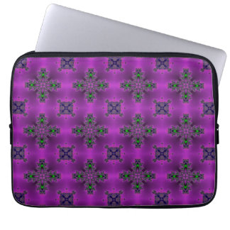 Artdeco Flowers in Retro Style Laptop Sleeve