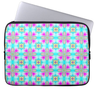 Artdeco Flowers in Retro Style Laptop Sleeve