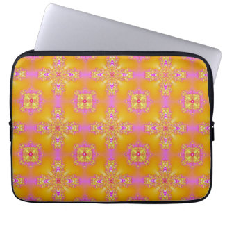Artdeco Flowers in Retro Style Laptop Sleeve