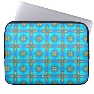 Artdeco Flowers in Retro Style Laptop Sleeve
