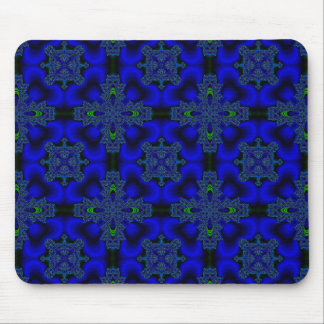 Artdeco Flowers in Retro Style Mouse Pad