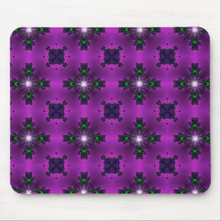 Artdeco Flowers in Retro Style Mouse Pad