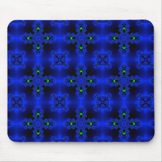Artdeco Flowers in Retro Style Mouse Pad