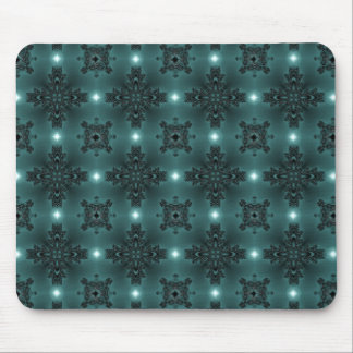 Artdeco Flowers in Retro Style Mouse Pad