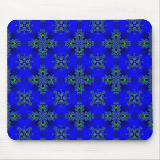 Artdeco Flowers in Retro Style Mouse Pad