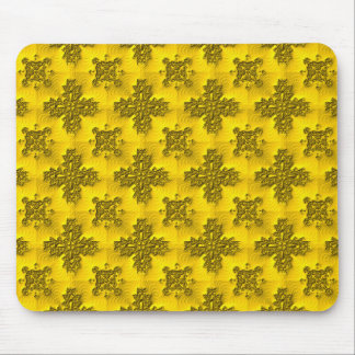 Artdeco Flowers in Retro Style Mouse Pad