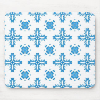 Artdeco Flowers in Retro Style Mouse Pad