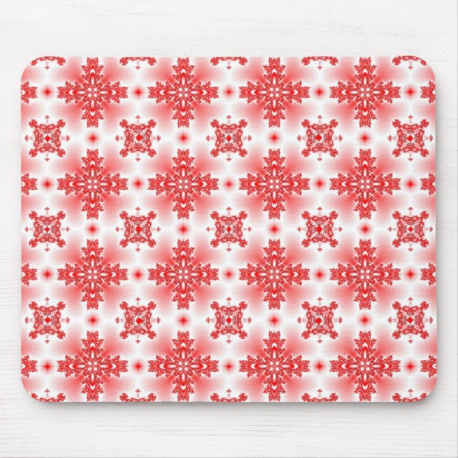 Artdeco Flowers in Retro Style Mouse Pad (Front)