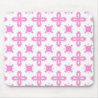 Artdeco Flowers in Retro Style Mouse Pad
