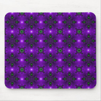 Artdeco Flowers in Retro Style Mouse Pad