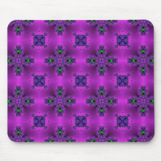 Artdeco Flowers in Retro Style Mouse Pad