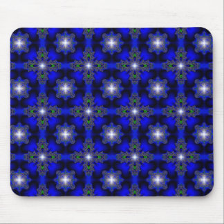 Artdeco Flowers in Retro Style Mouse Pad
