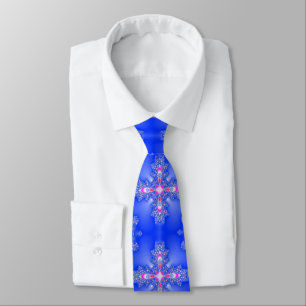 Artdeco Flowers in Retro Style Neck Tie