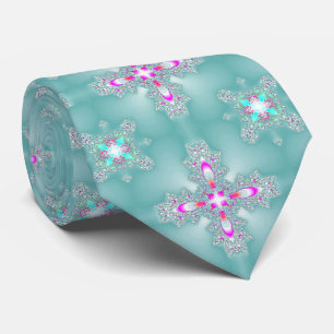 Artdeco Flowers in Retro Style Neck Tie