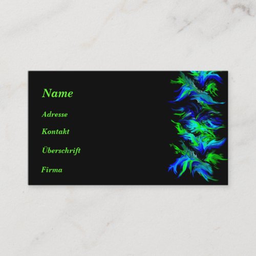 Kind Deco in Rainbow styles Business Card