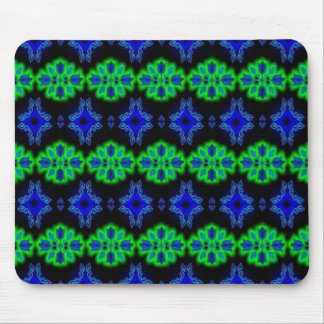 Artdeco Tulips in Retro Style Mouse Pad
