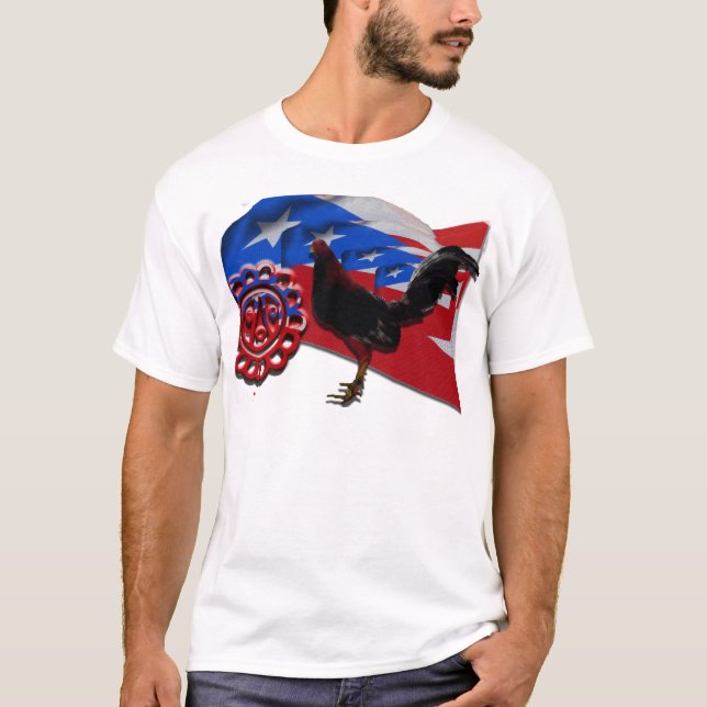 Arte Cultura, Gallos de PR T-Shirt (Front)
