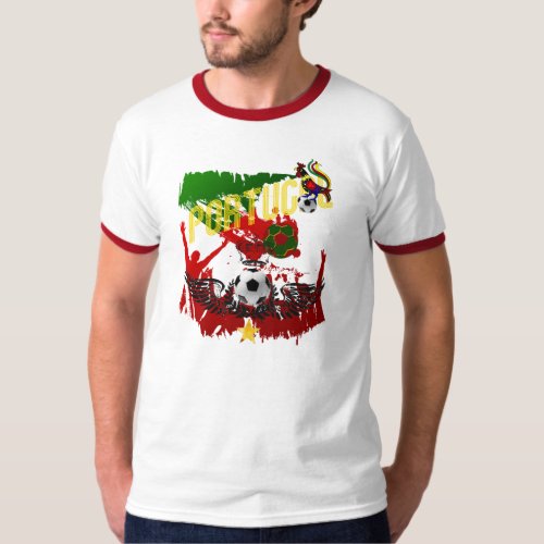 Arte E Futebol Portugus _ Portugal Allez T_Shirt