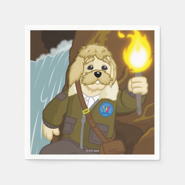 Arte Fact Goes Exploring Paper Napkins (Front)