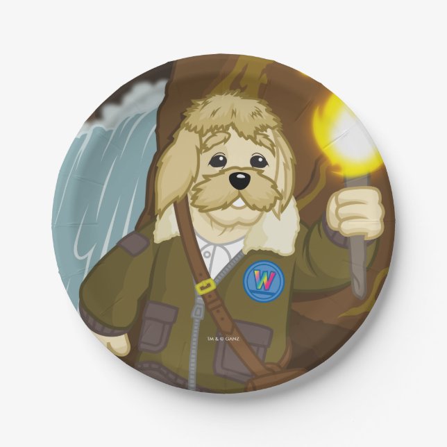 Arte Fact Goes Exploring Paper Plates (Front)