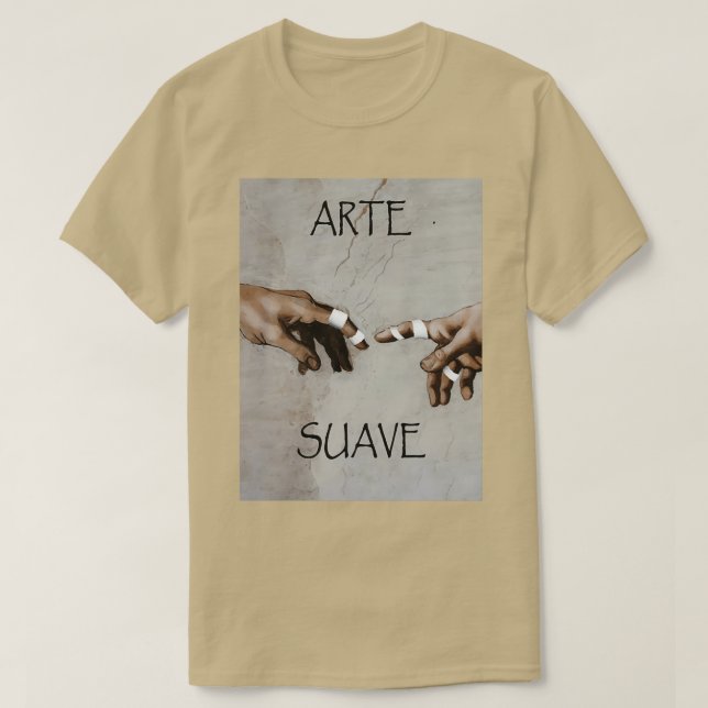 Arte Suave The Gentle Art BJJ Design T-Shirt (Design Front)
